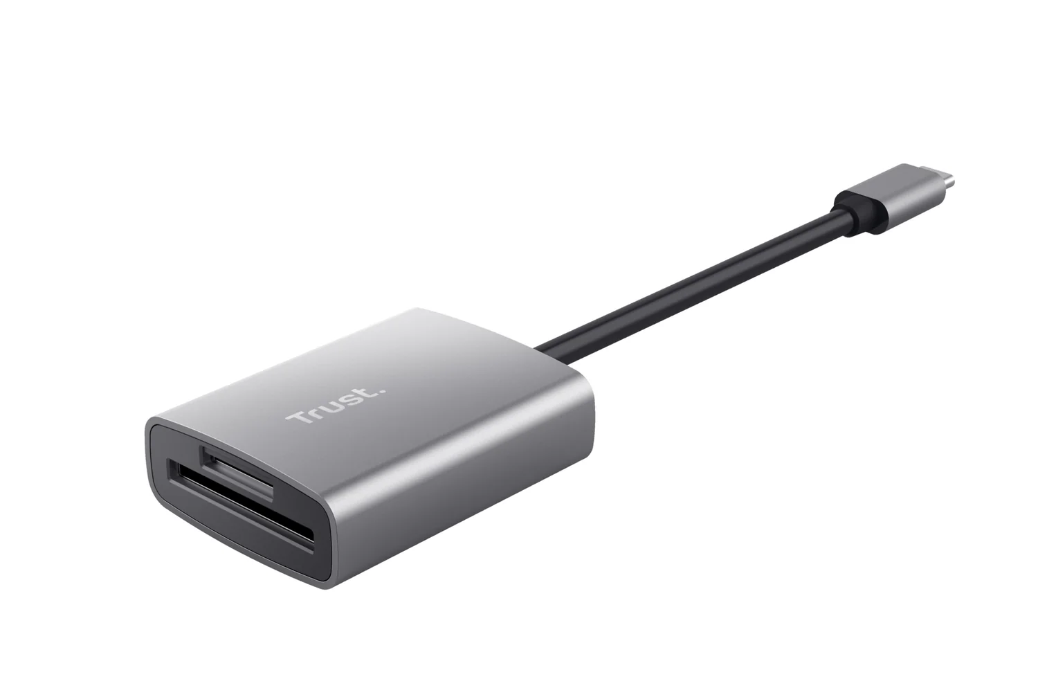 Leitor de Cartões Trust Dalyx Fast USB-C 3.2 Gen 1 SD/microSD Alumínio - Imagem 1