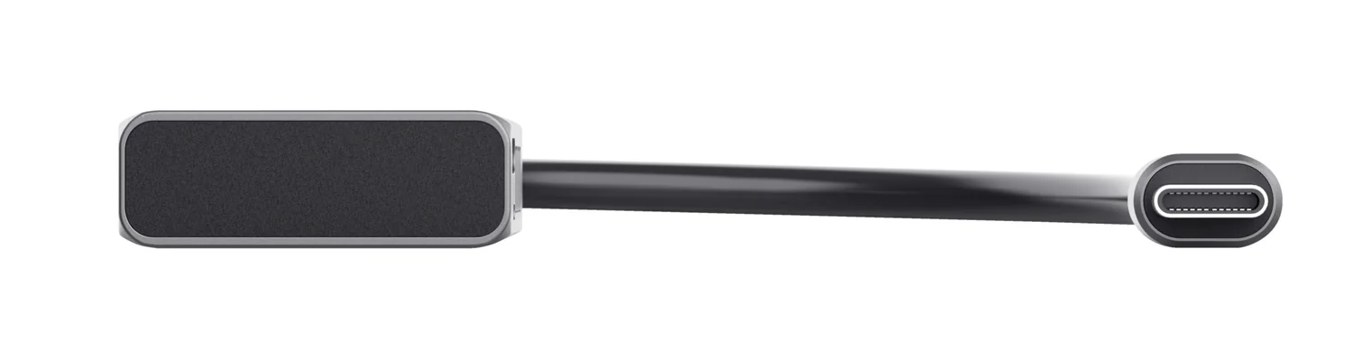 Hub USB-C com Leitor de Cartões Trust Halyx Fast 3 Portas USB-A + SD/MicroSD Alumínio - Imagem 3