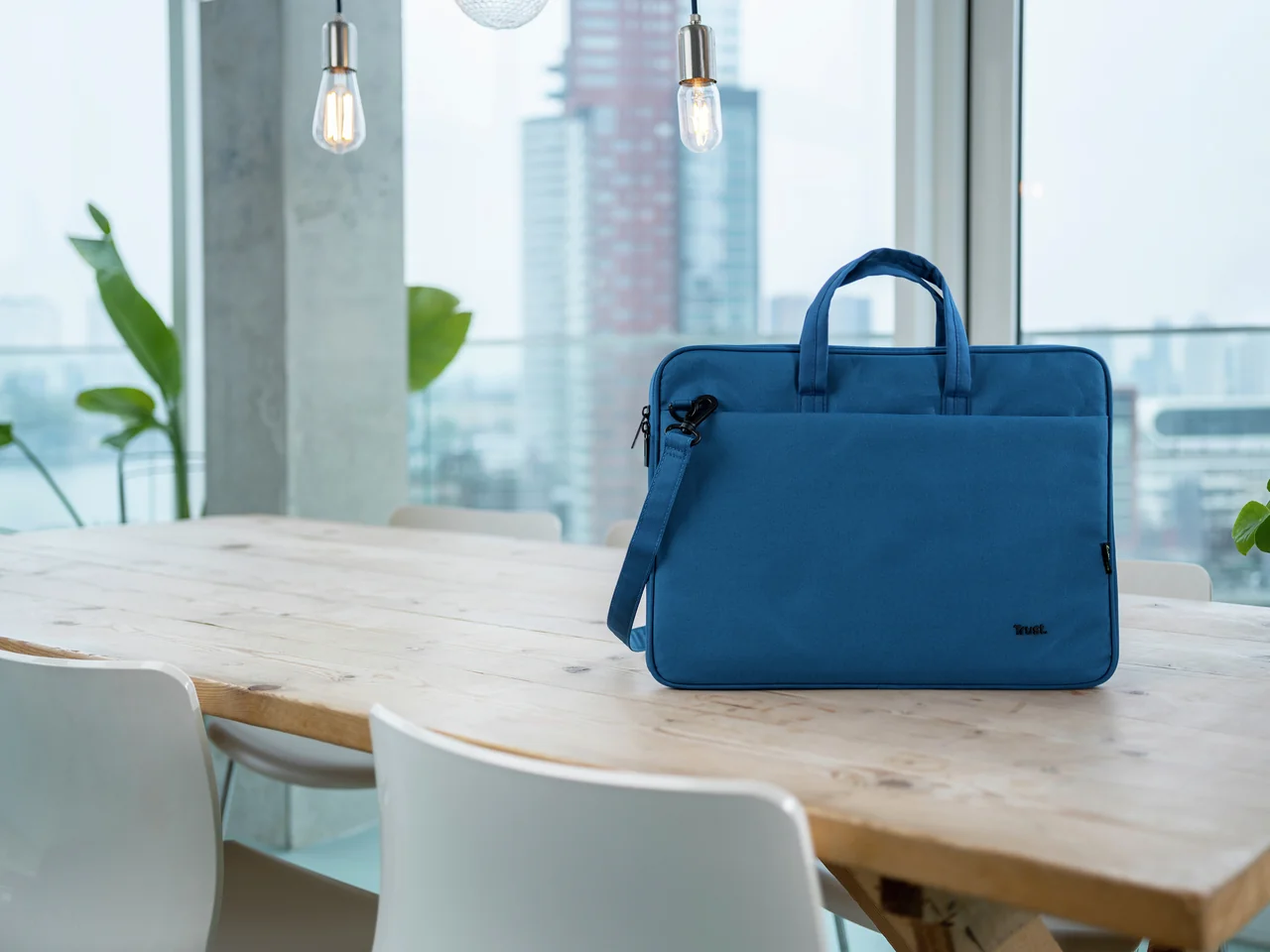 Mala para portátil Trust Bologna 16 polegadas ECO azul - Imagem 4