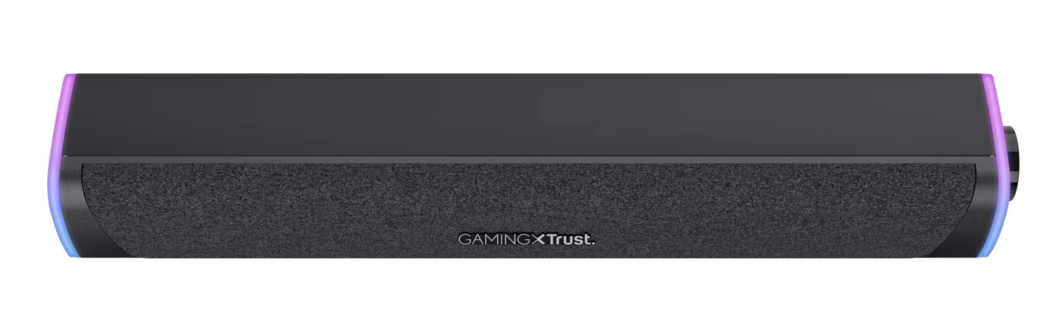 Soundbar para PC Trust GXT 620 Axon RGB 2.0 12W com Iluminação LED Preta - Imagem 5