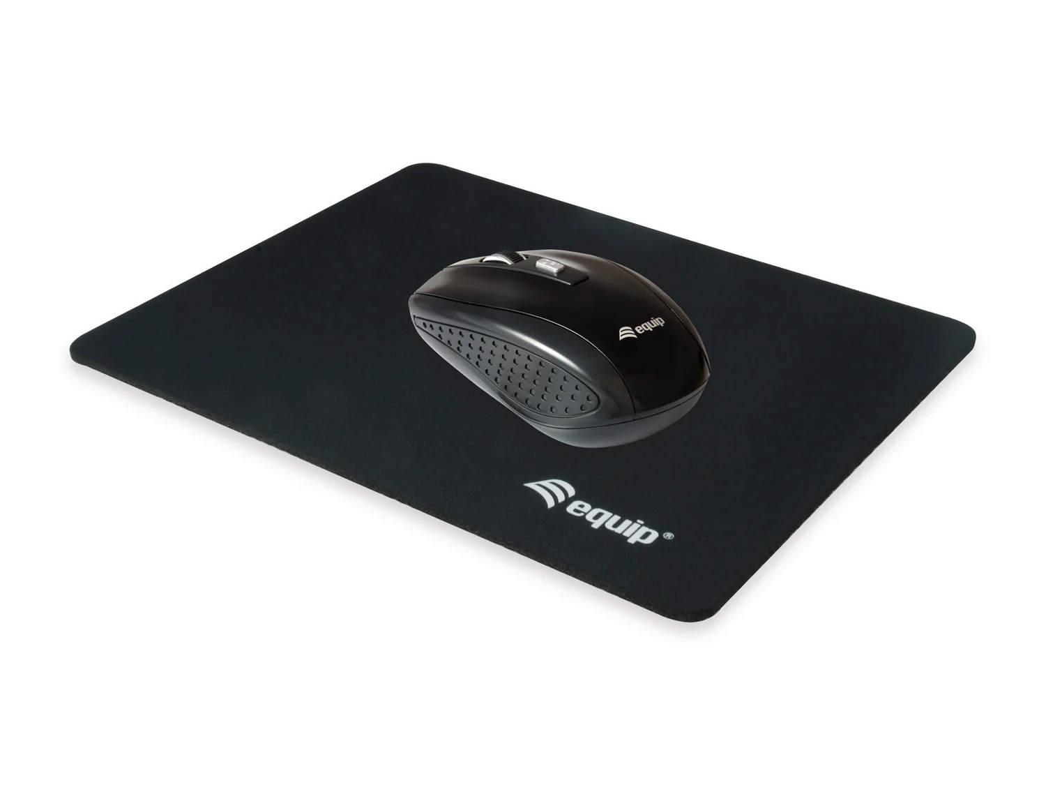 Tapete de Rato Equip 245011 Base Antiderrapante Nylon e Borracha Preto 220×180mm - Imagem 2