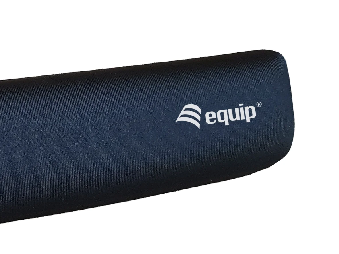 Descanso de pulsos para teclado Equip em espuma de memória preto 465x70x20mm - Imagem 4