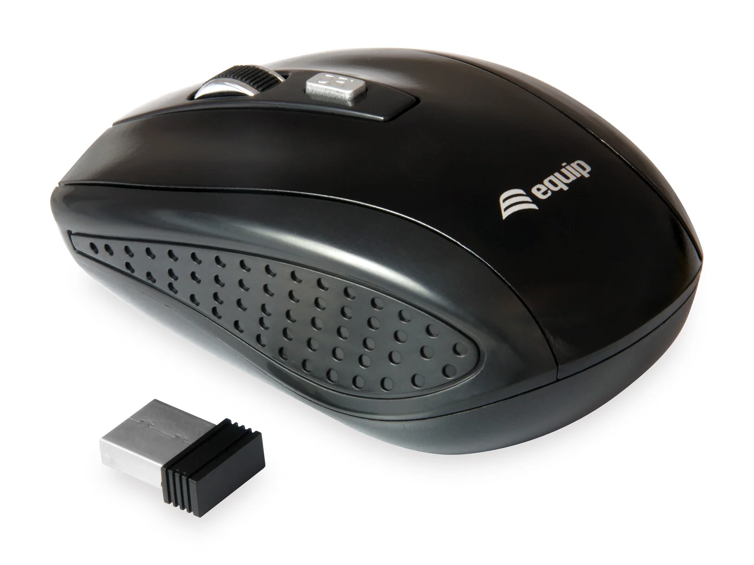Rato sem fios Equip 245104 ótico 4 botões 1600 DPI preto - Imagem 1