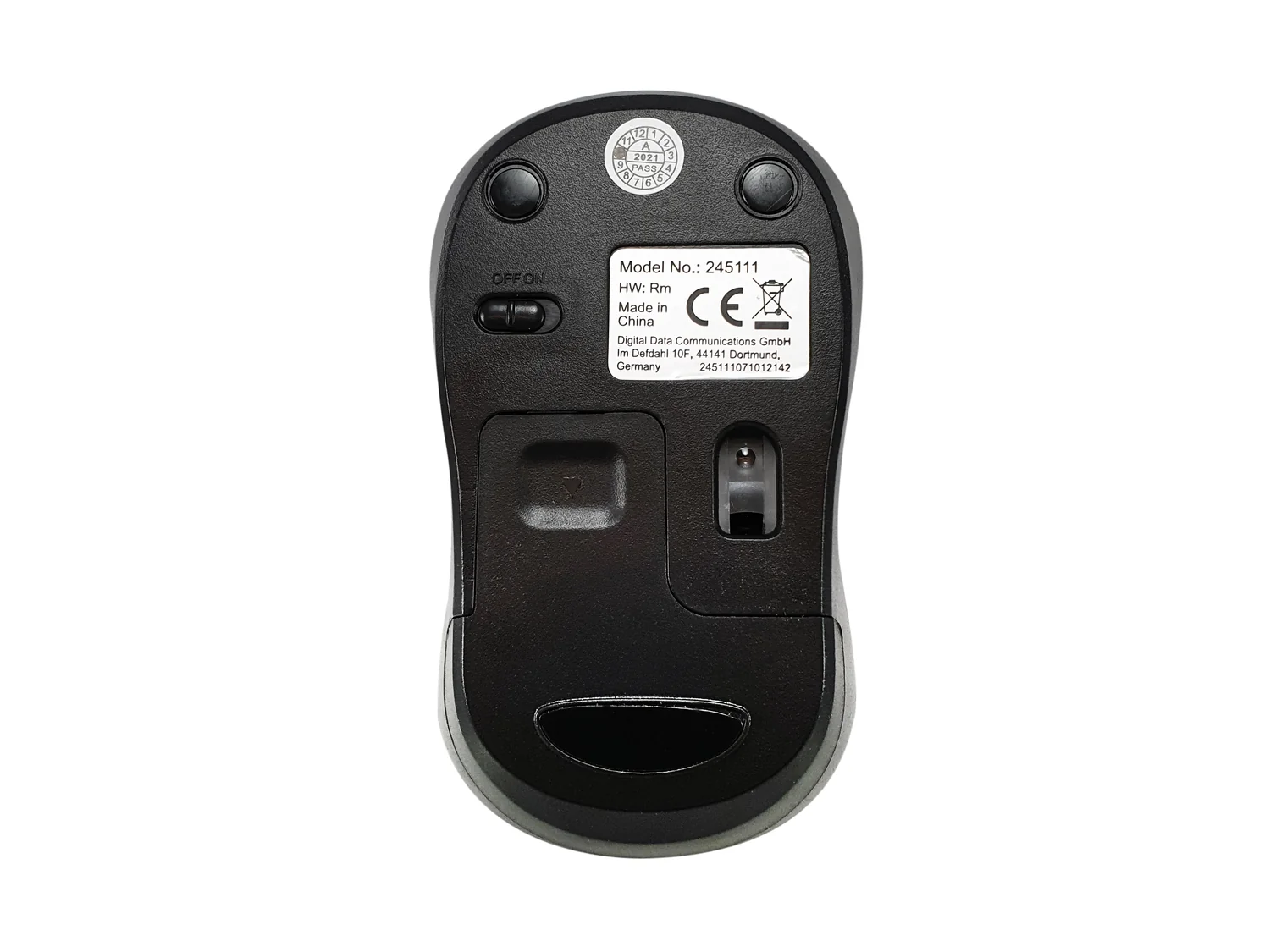 Rato sem fios Equip 245113 Comfort ambidestro ótico 1200 DPI vermelho - Imagem 2