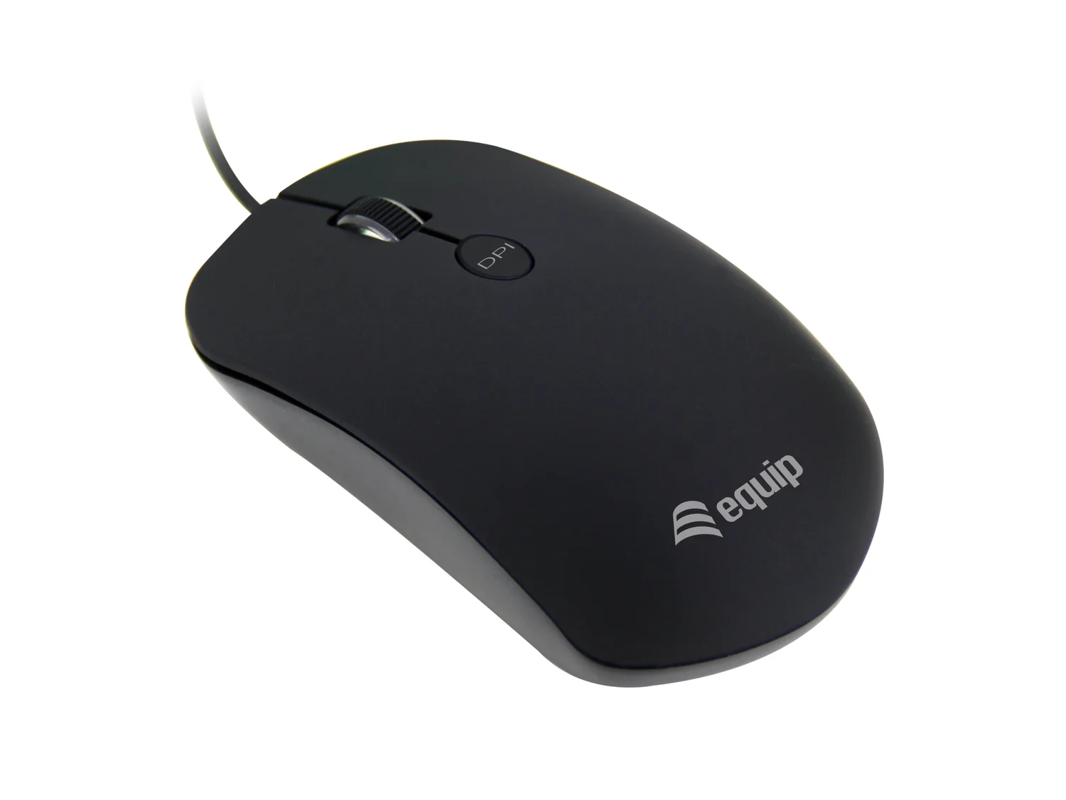 Rato com fios Equip 245114 USB ótico ambidestro 1600 DPI ajustáveis, preto - Imagem 2