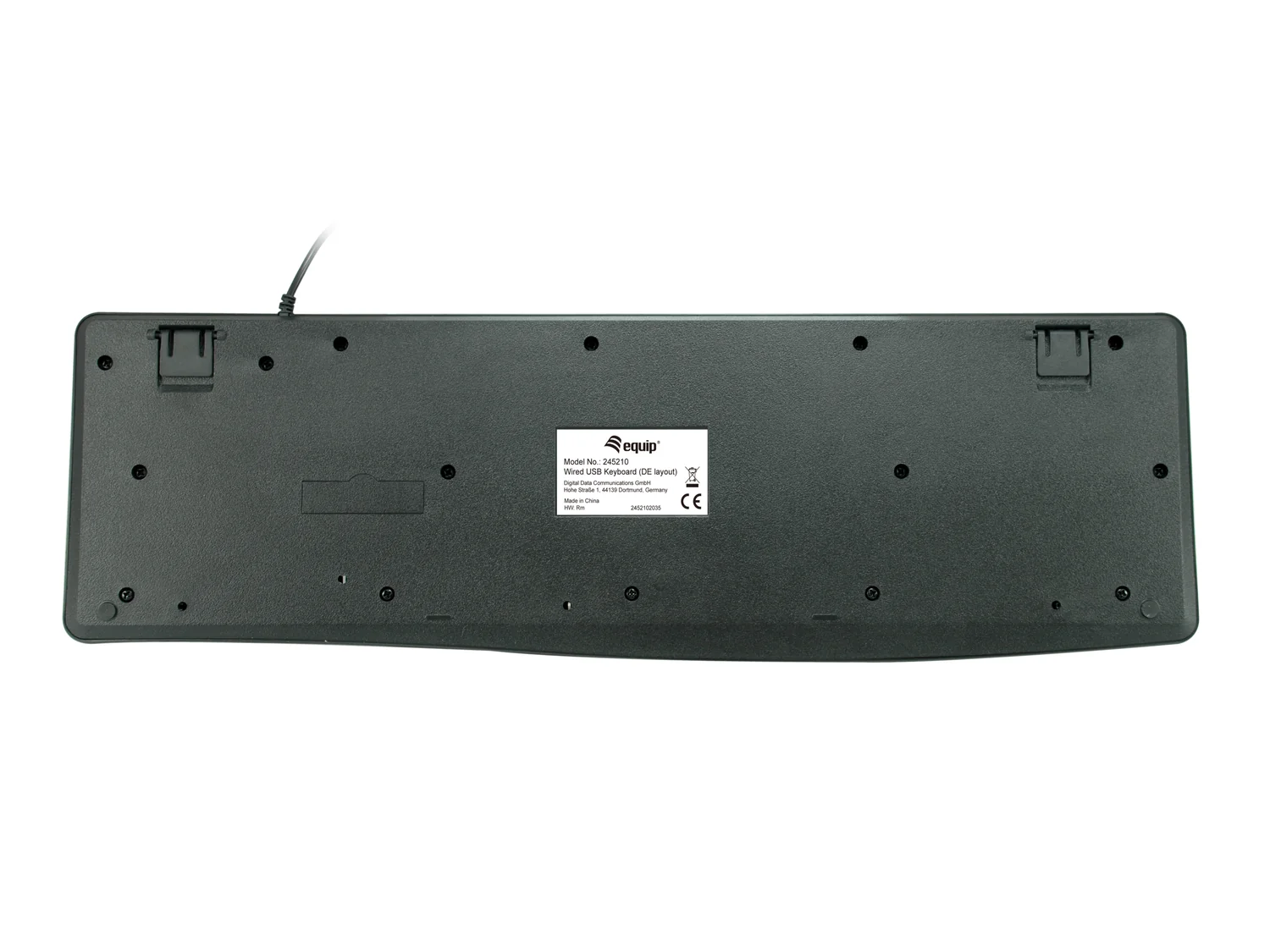 Teclado com fios Equip 245212 USB QWERTY português preto - Imagem 2