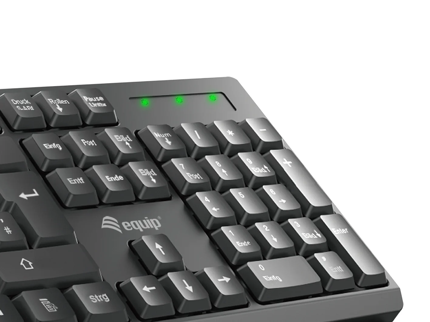 Conjunto teclado e rato sem fios Equip 245222 RF 2.4GHz QWERTY PT preto - Imagem 5