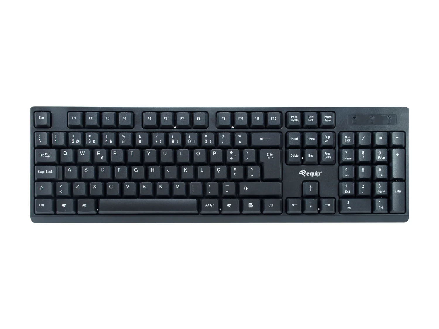Conjunto teclado e rato sem fios Equip 245222 RF 2.4GHz QWERTY PT preto - Imagem 2