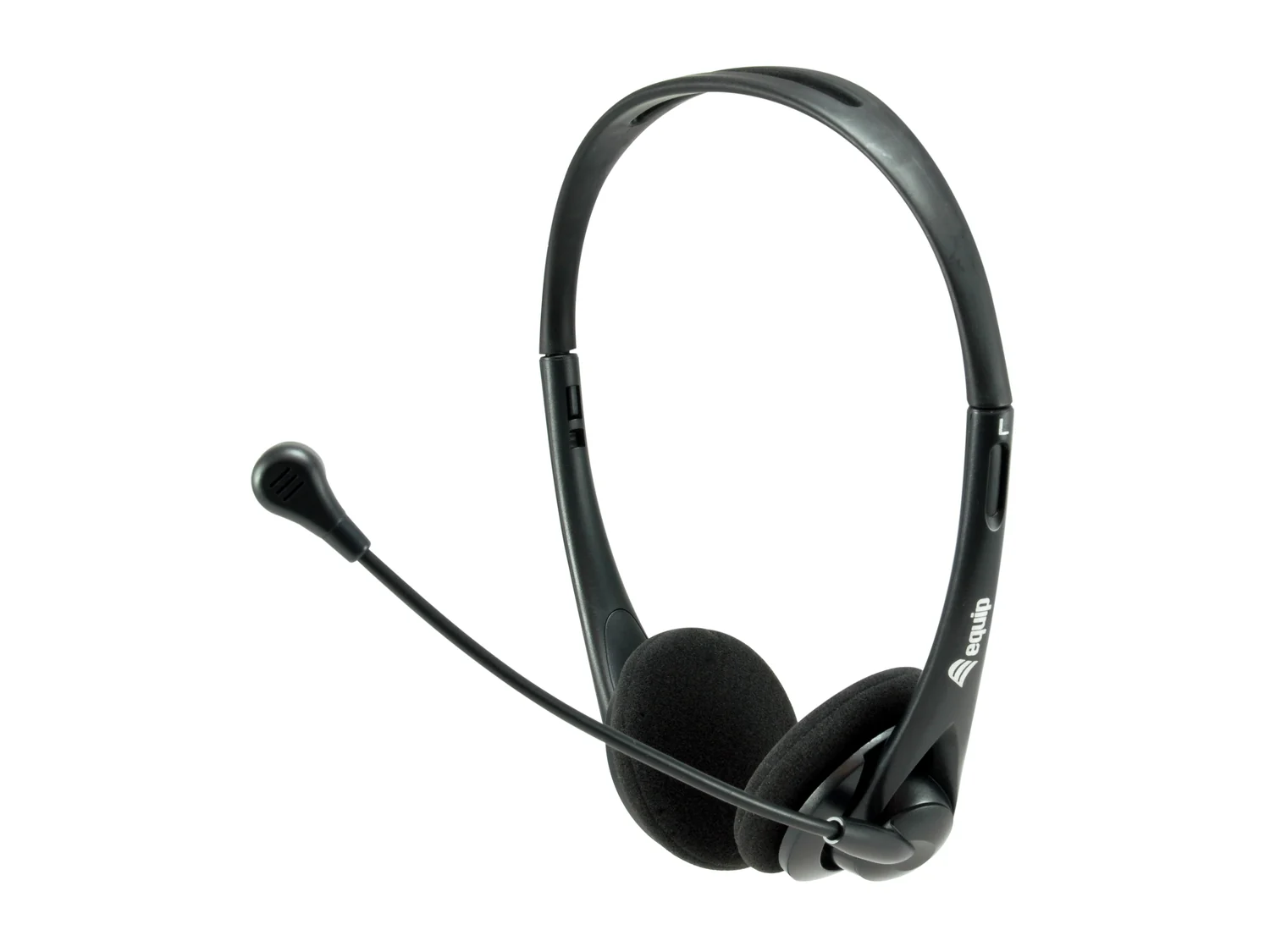 Auscultadores com fio Equip 245305 USB Type-A preto para call center