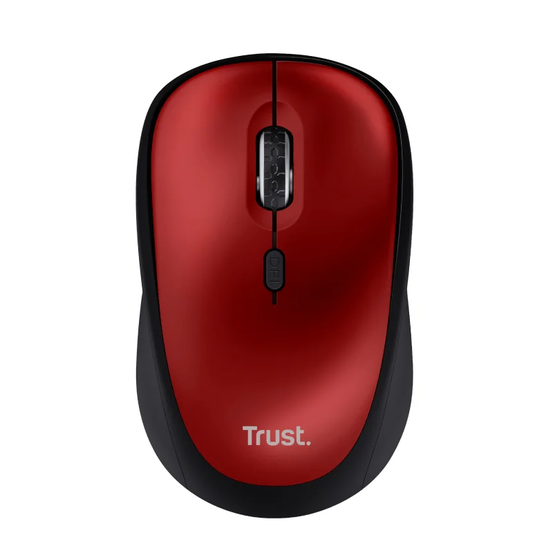 Rato sem Fio Trust Yvi+ ECO RF Wireless 1600 DPI 4 Botões Vermelho para Portátil - Imagem 2