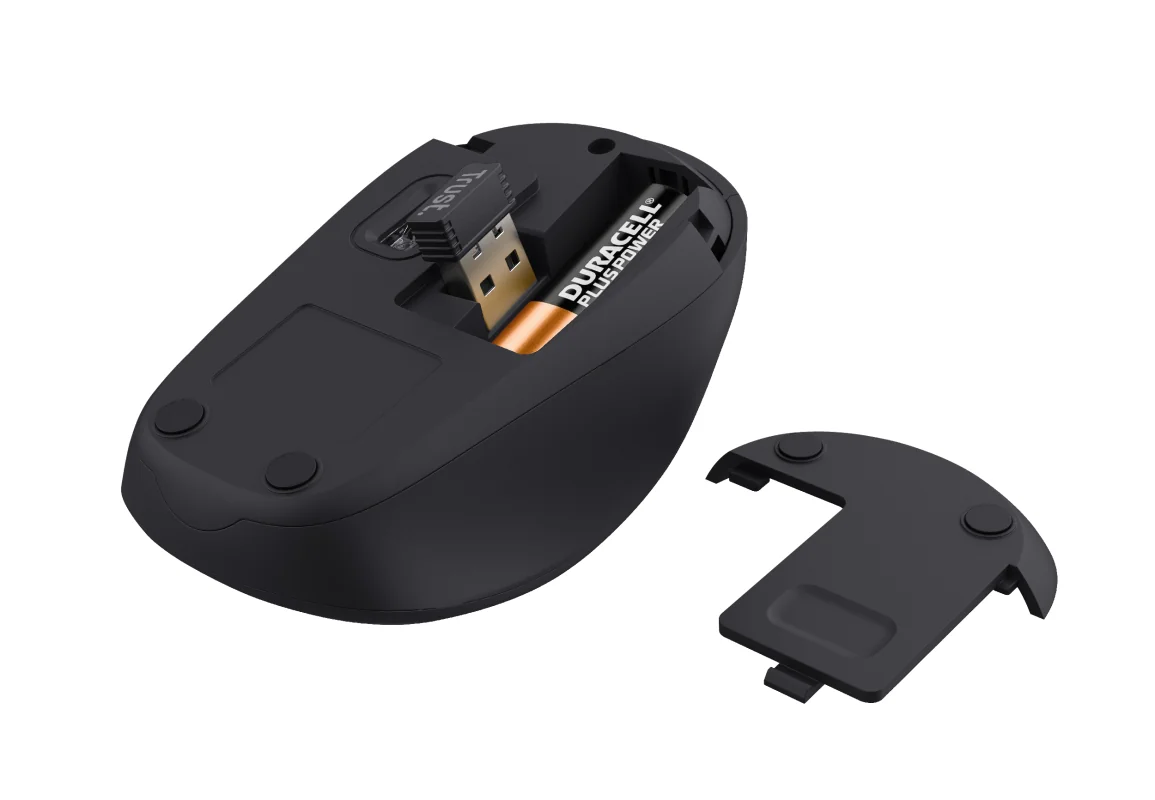 Rato sem Fio Trust Yvi+ ECO RF Wireless 1600 DPI 4 Botões Vermelho para Portátil - Imagem 4