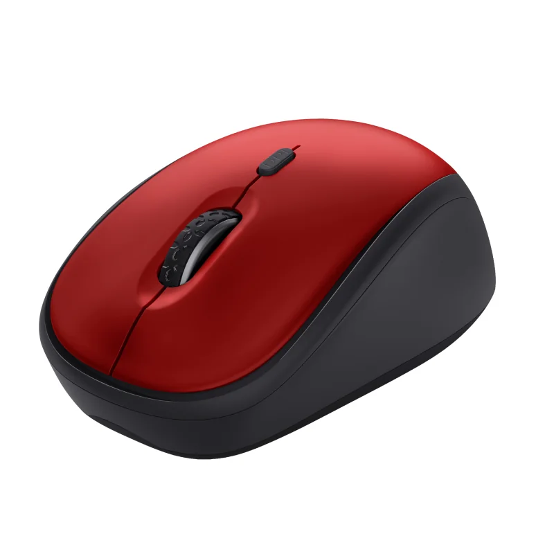 Rato sem Fio Trust Yvi+ ECO RF Wireless 1600 DPI 4 Botões Vermelho para Portátil - Imagem 1