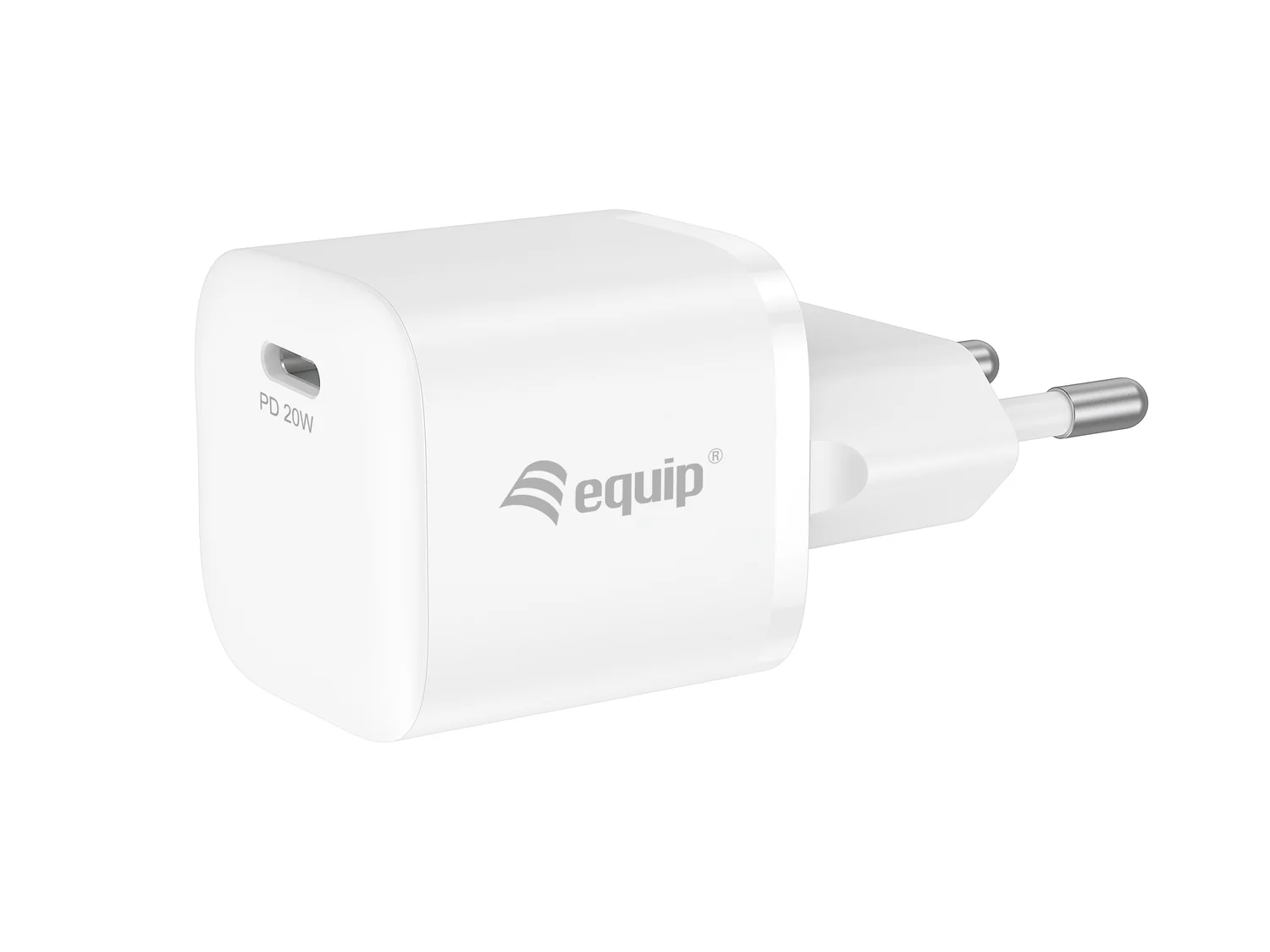 Carregador USB-C Equip 245520 PD 20W para Smartphone e Tablet Branco - Imagem 2