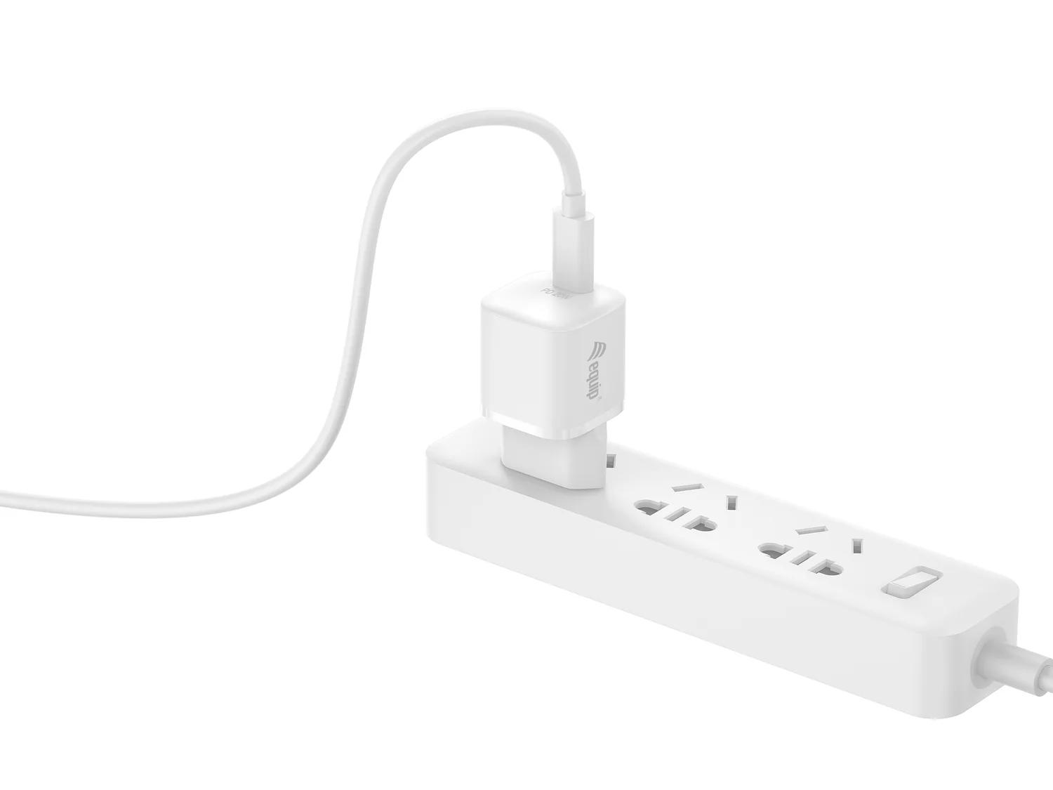 Carregador USB-C Equip 245520 PD 20W para Smartphone e Tablet Branco - Imagem 3