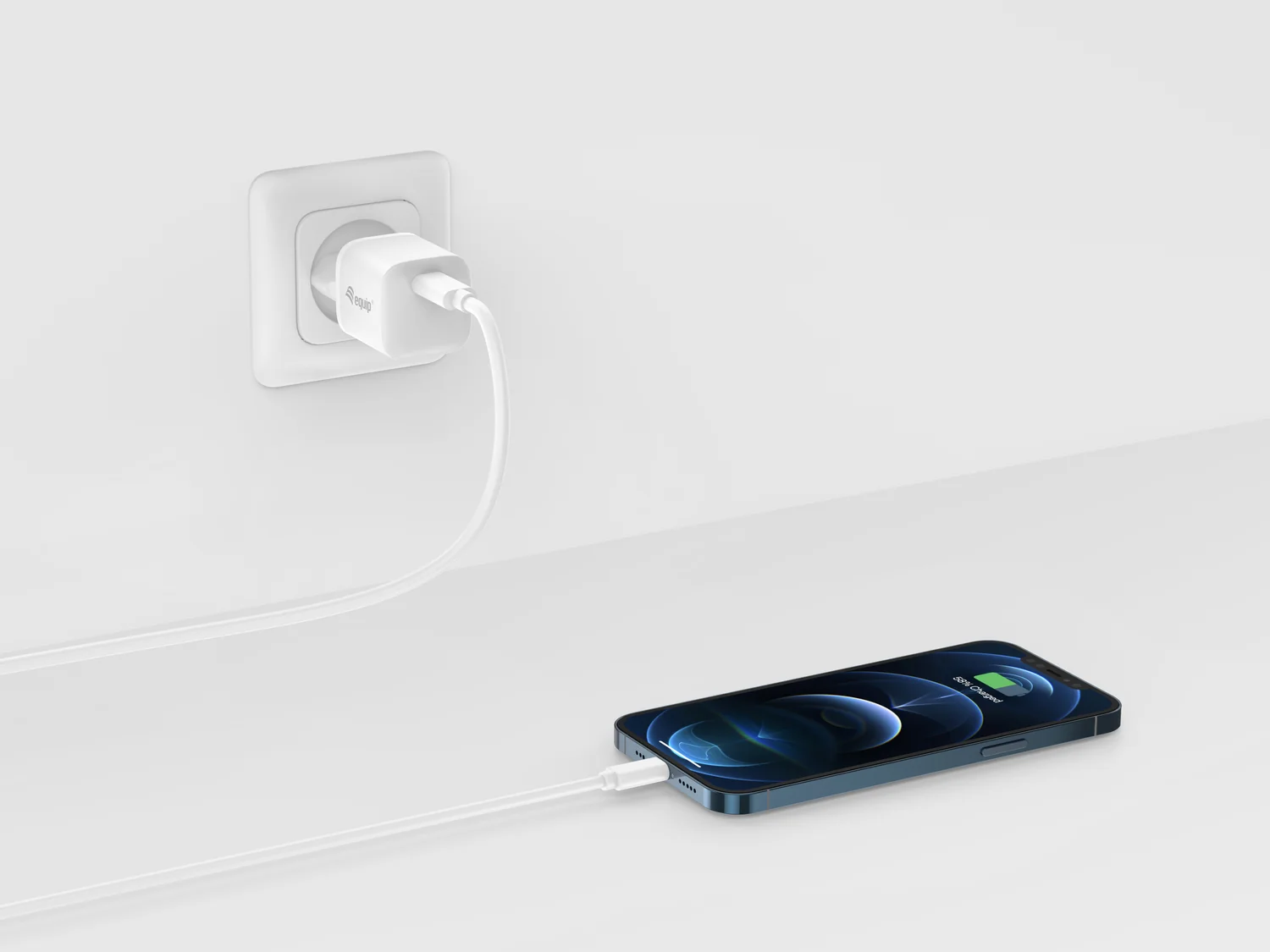 Carregador USB-C Equip 245520 PD 20W para Smartphone e Tablet Branco - Imagem 4