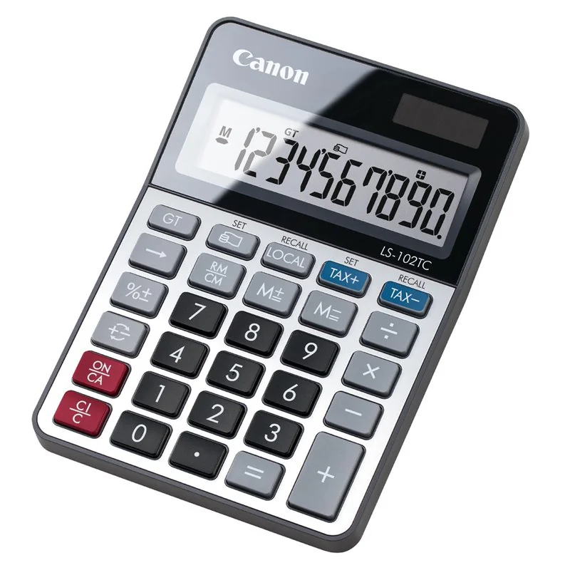 Calculadora básica Canon LS-102TC 10 dígitos preta - Imagem 1