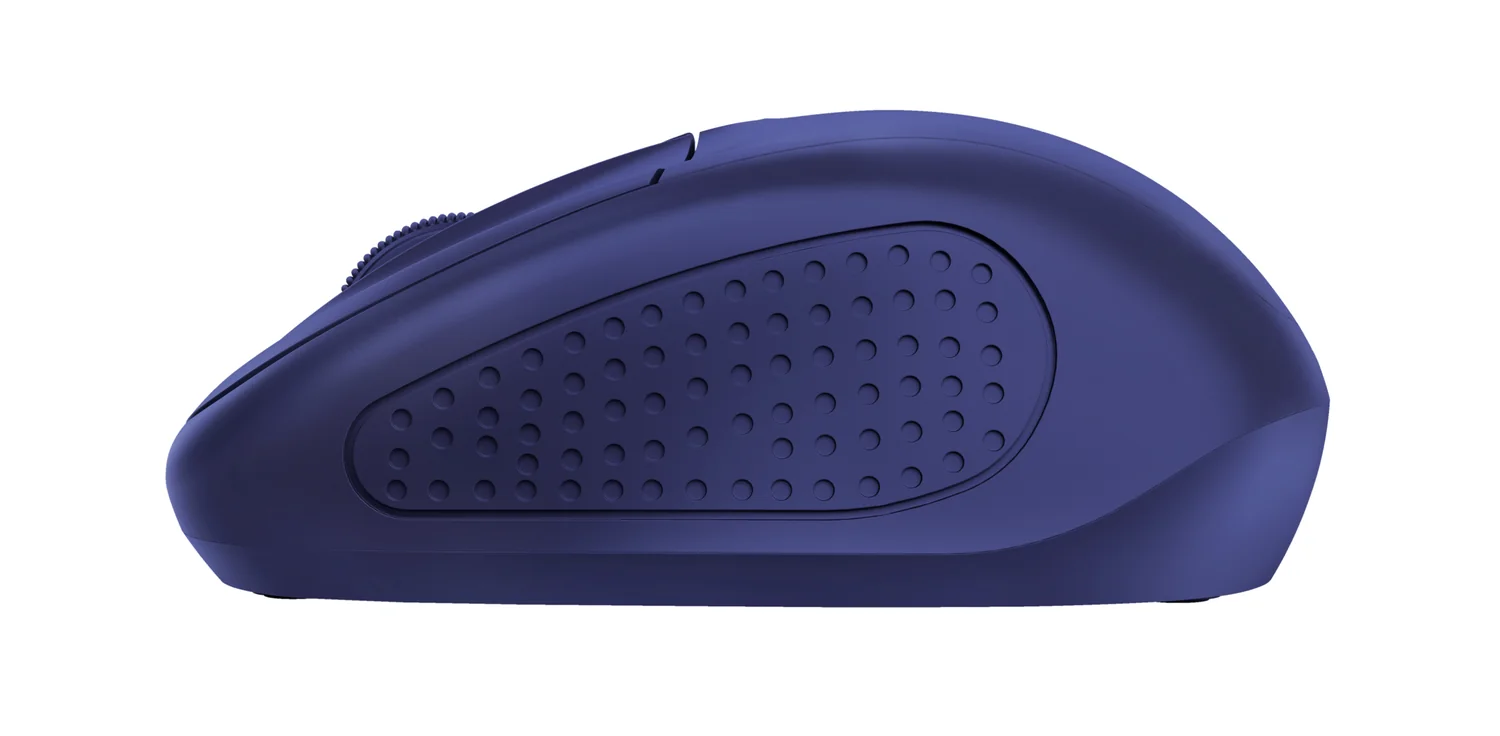 Rato Sem Fios Trust Primo RF Wireless 2.4GHz Ótico 1600 DPI Ambidestro Azul - Imagem 4