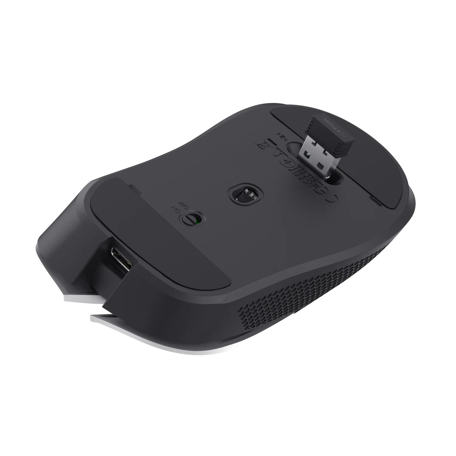 Rato Gaming Sem Fios Trust GXT 923W YBAR 7200 DPI 6 Botões Programáveis RGB USB-C Branco - Imagem 6