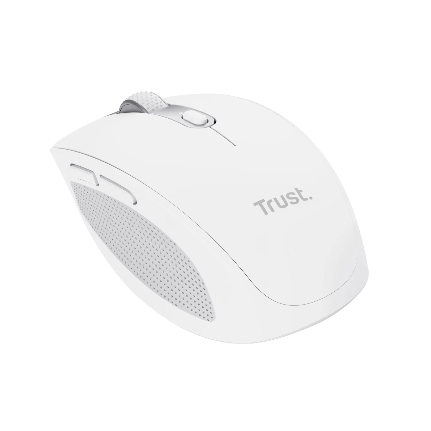 Rato sem fios compacto Trust Ozaa Bluetooth 3200 DPI 6 botões recarregável USB-C Branco - Imagem 2
