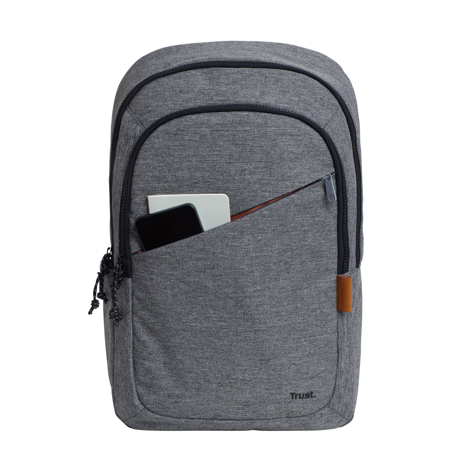 Mochila para Portátil Trust Avana 16" ECO Reciclada Cinzento 3 Compartimentos - Imagem 10