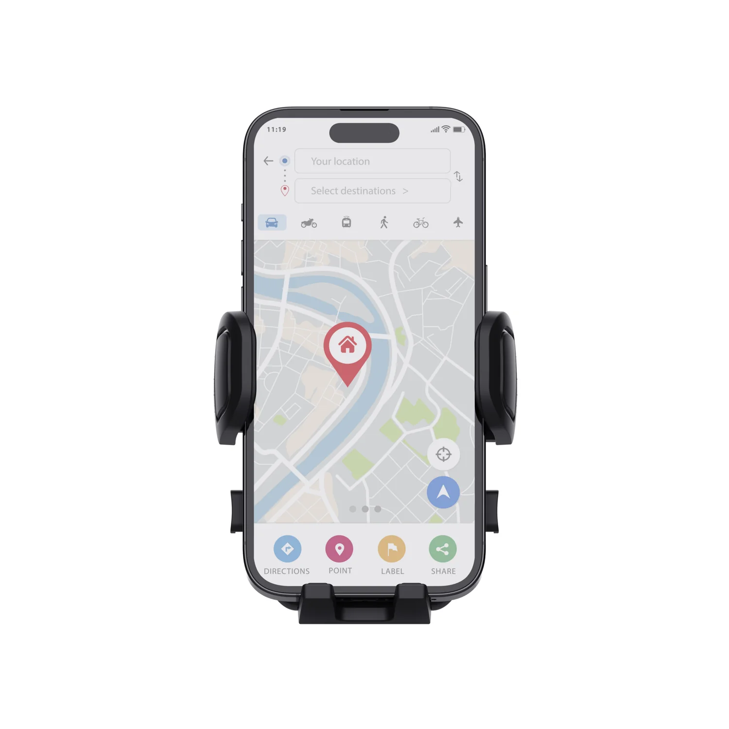 Suporte de Telemóvel para Carro Trust Runo para Grelha de Ventilação, Universal 4" a 7" - Imagem 6