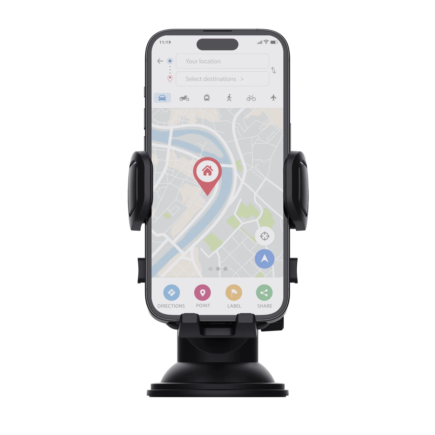 Suporte de Carro para Smartphone Trust Runo para Para-brisas 4" a 7" - Imagem 6