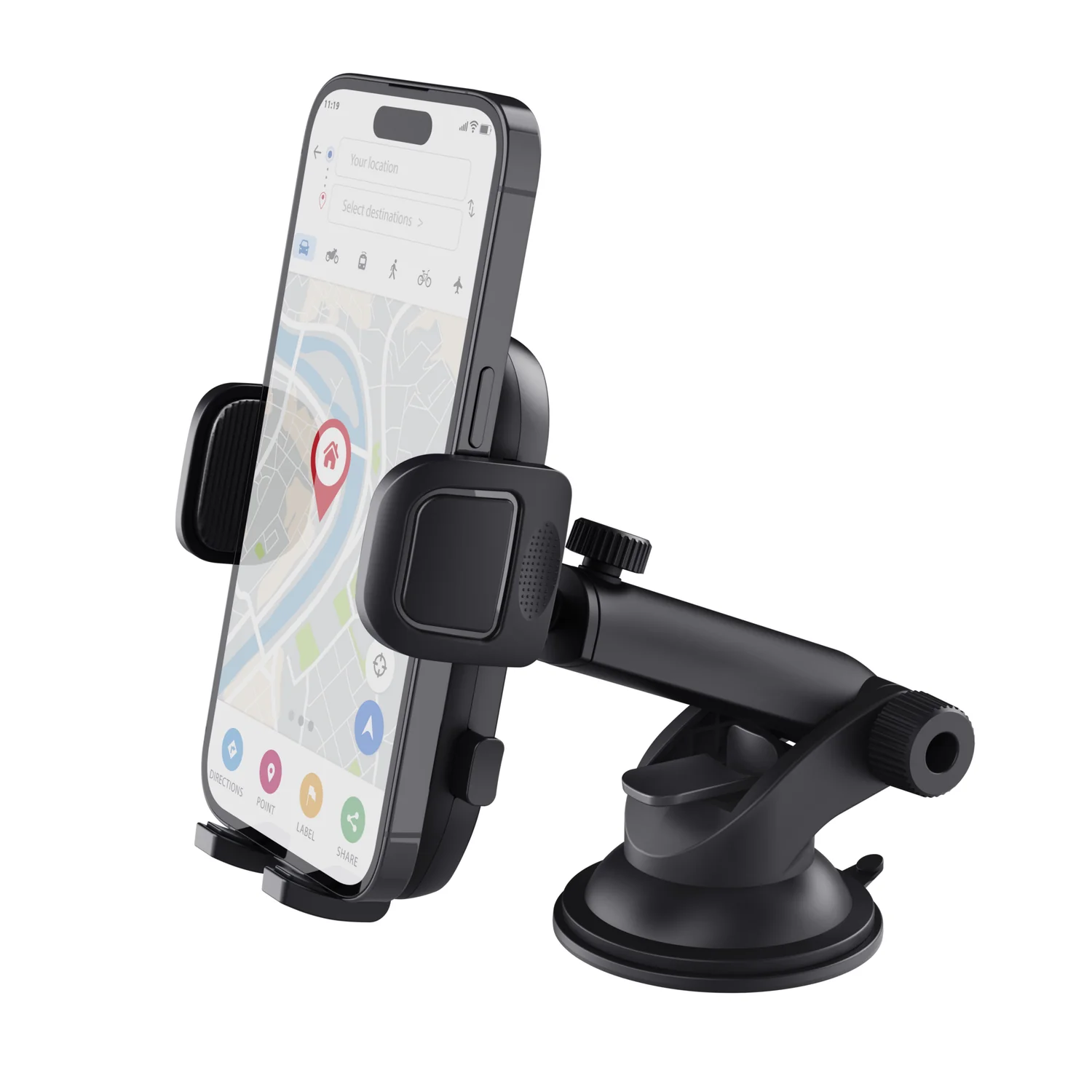Suporte de Carro para Smartphone Trust Runo para Para-brisas 4" a 7" - Imagem 2