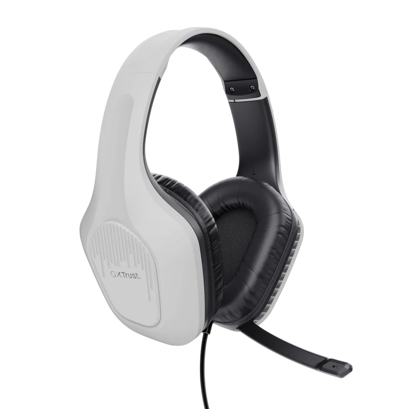 Auscultadores Gaming Trust GXT415PS Zirox PS5 Branco com Microfone e Drivers de 50mm - Imagem 4