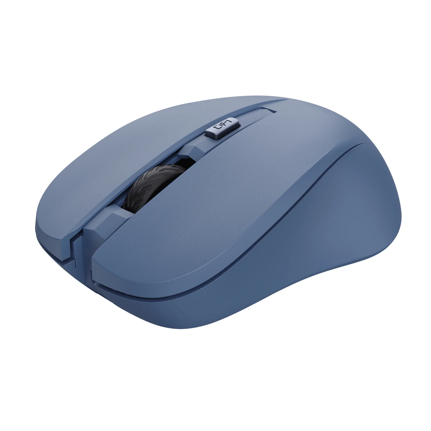 Rato Sem Fios Silencioso Trust Mydo RF Wireless 1800 DPI para Escritório, Azul - Imagem 1
