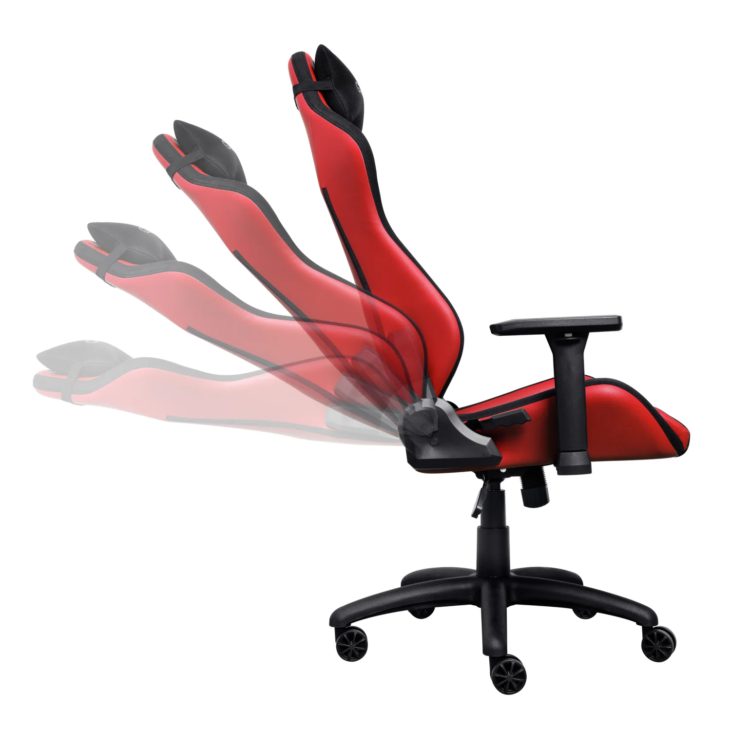 Cadeira Gaming Trust GXT 714R Ruya até 150 kg, Espuma Alta Densidade, Preto/Vermelho - Imagem 4