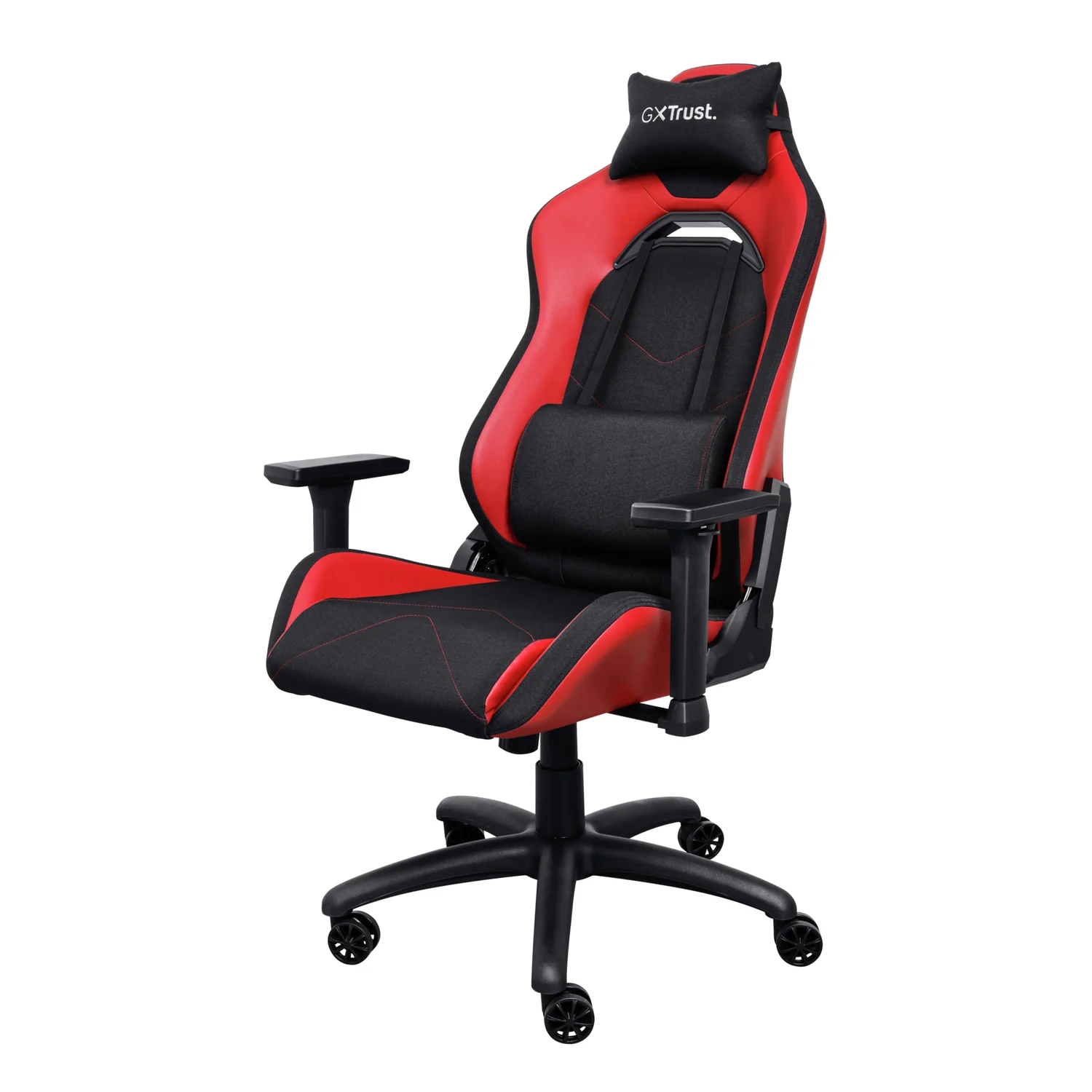 Cadeira Gaming Trust GXT 714R Ruya até 150 kg, Espuma Alta Densidade, Preto/Vermelho - Imagem 2
