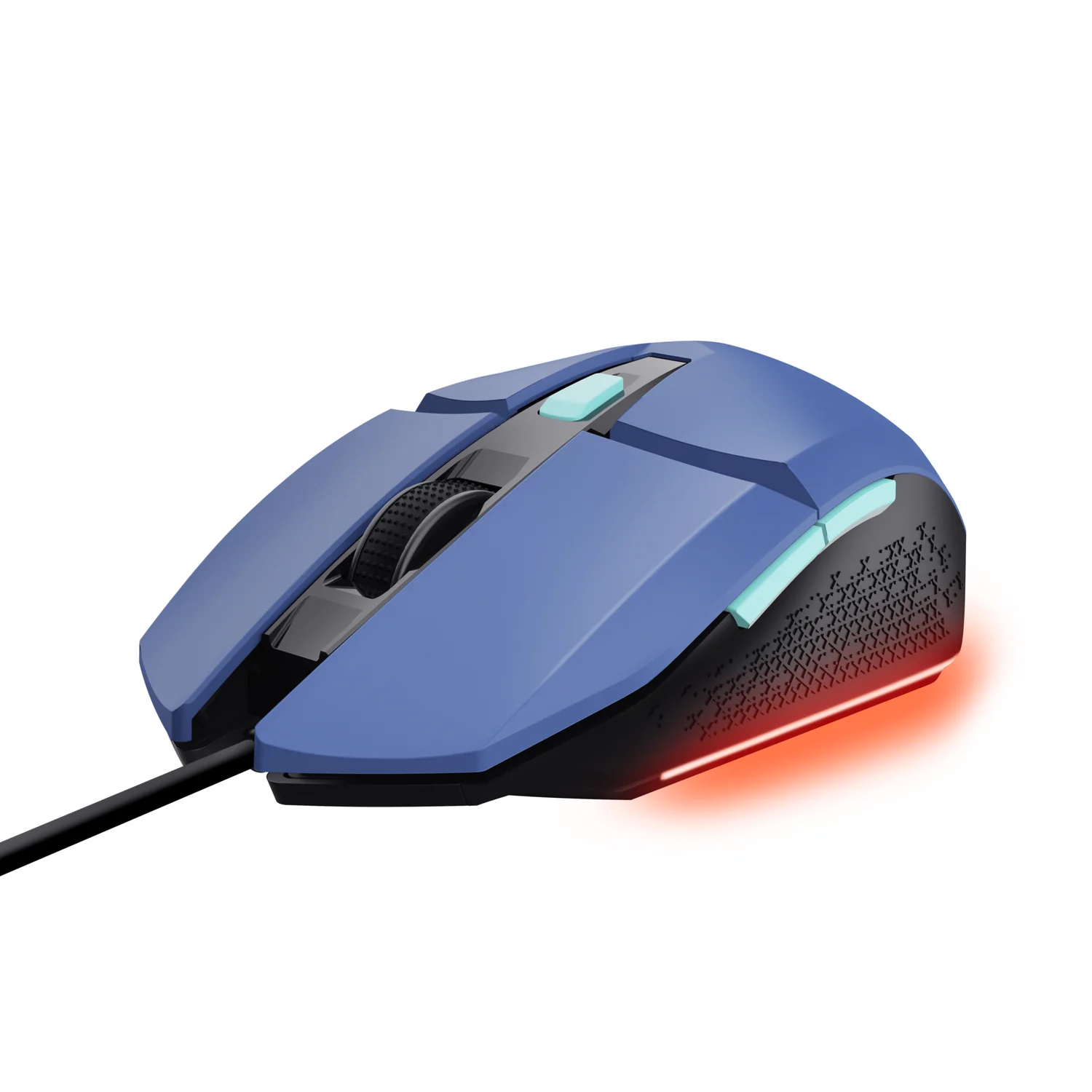 Rato Gaming Trust GXT 109B Felox 6400 DPI 6 Botões Iluminação Multi-cor Cabo 1.5m Azul - Imagem 1