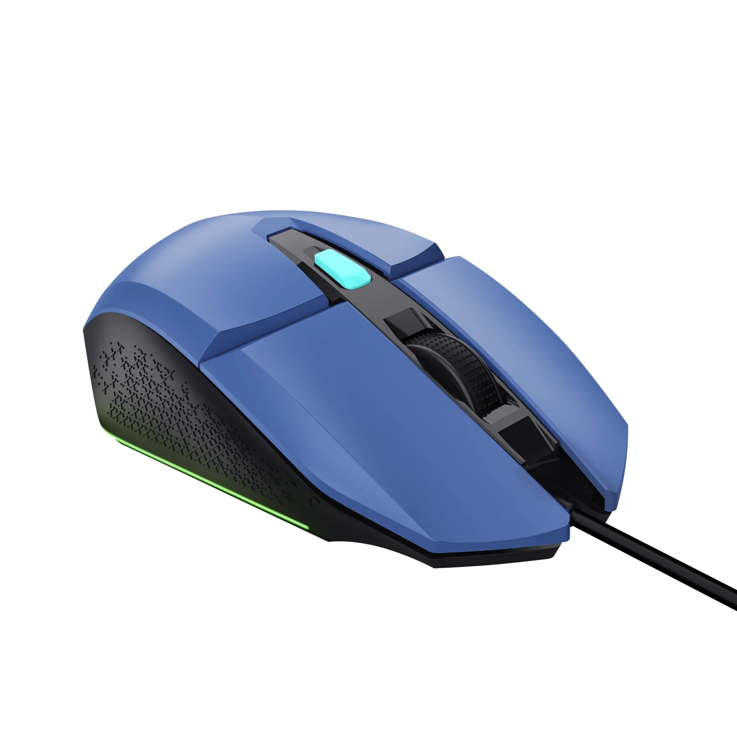 Rato Gaming Trust GXT 109B Felox 6400 DPI 6 Botões Iluminação Multi-cor Cabo 1.5m Azul - Imagem 2