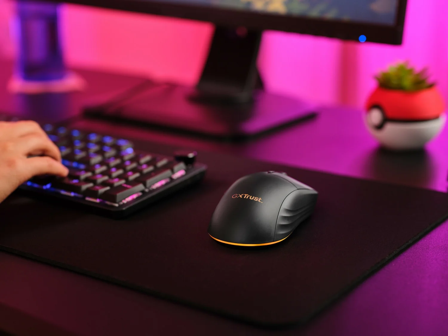 Rato Gaming sem fios Trust GXT 927 Redex+ Laser 25 600 DPI RGB Recarregável — Preto - Imagem 12