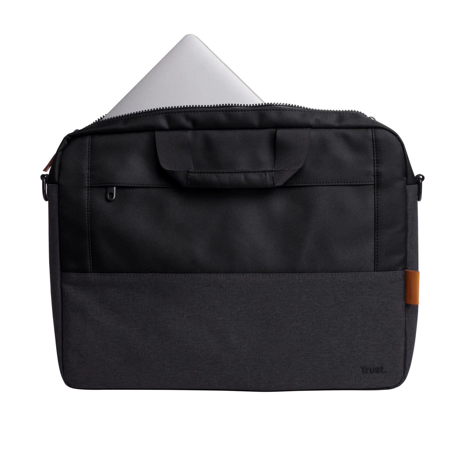 Pasta para Portátil Trust Lisboa 16" em Poliéster Reciclado com Alça de Ombro - Preto - Imagem 5