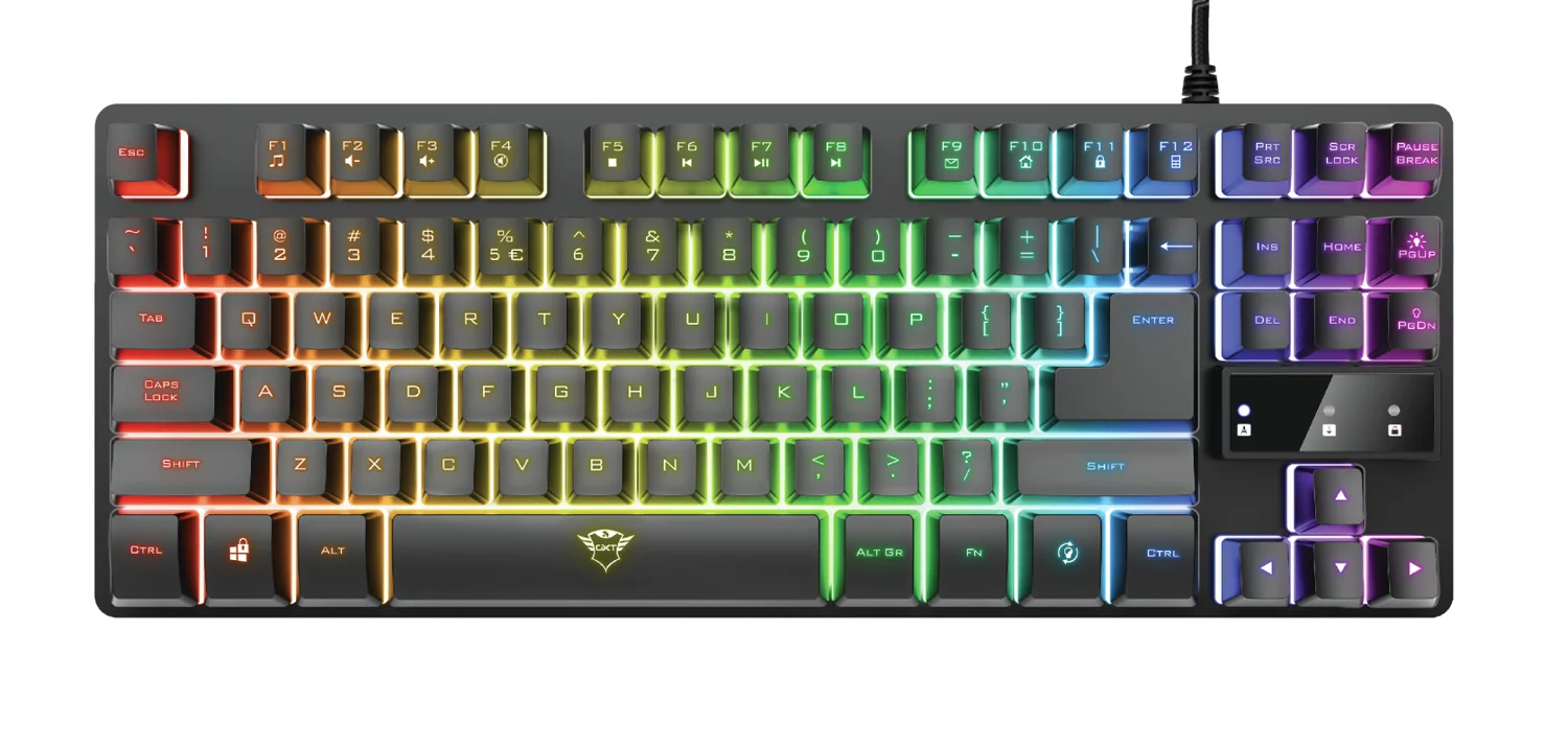 Pack Gaming Trust GXT 794 3-em-1 Teclado TKL + Rato + Tapete USB QWERTY PT com RGB - Preto - Imagem 4