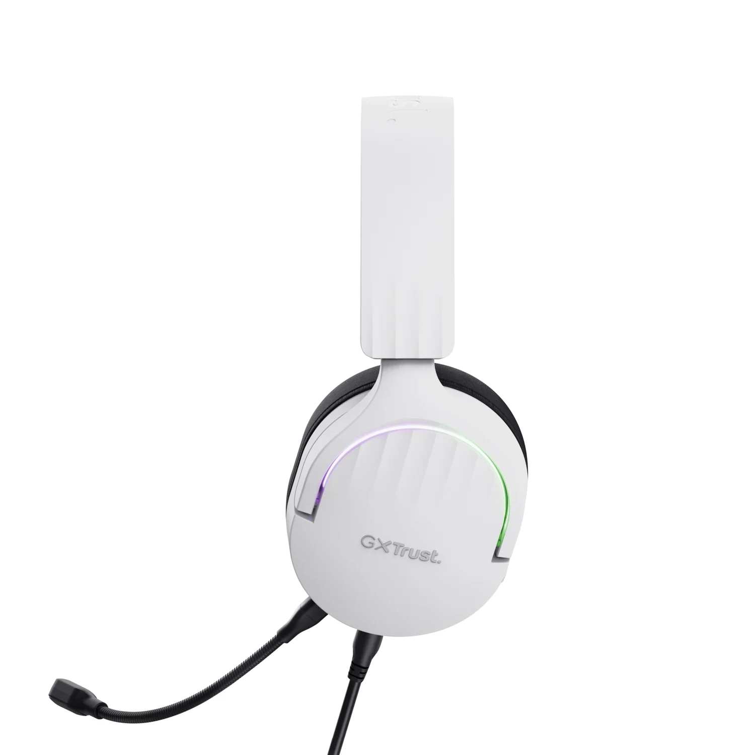 Auscultadores Gaming Trust GXT 490W FAYZO 7.1 USB com Microfone Boom e RGB - Branco/Preto - Imagem 6