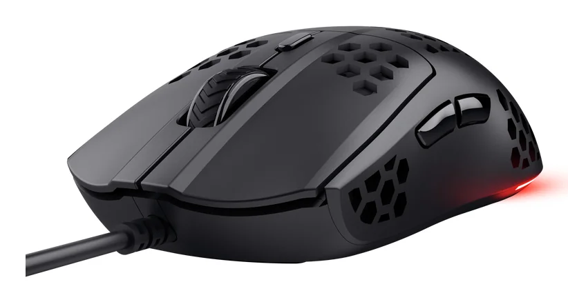 Rato Gaming Trust GXT 928 Helox Lightweight 6400 DPI 6 Botões RGB Preto - Imagem 1