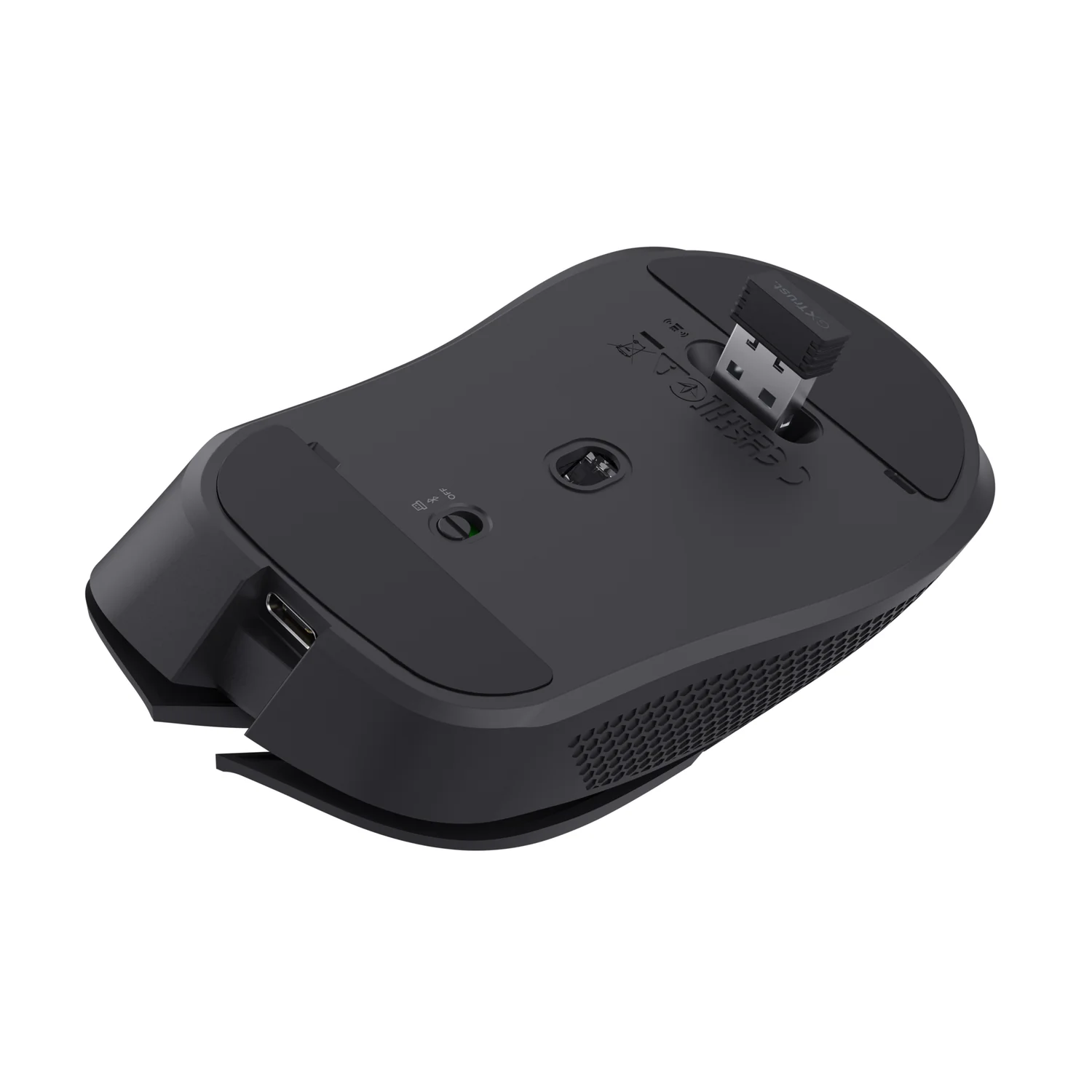 Rato Gaming Sem Fios Trust GXT 931 YBAR Bluetooth Laser 7200 DPI Recarregável USB-C - Preto - Imagem 6