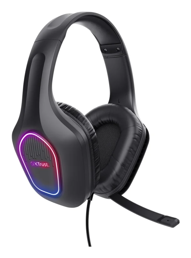Auscultadores Gaming Trust GXT 416 Zirox USB com Iluminação LED Multicolor e Microfone Boom - Imagem 5