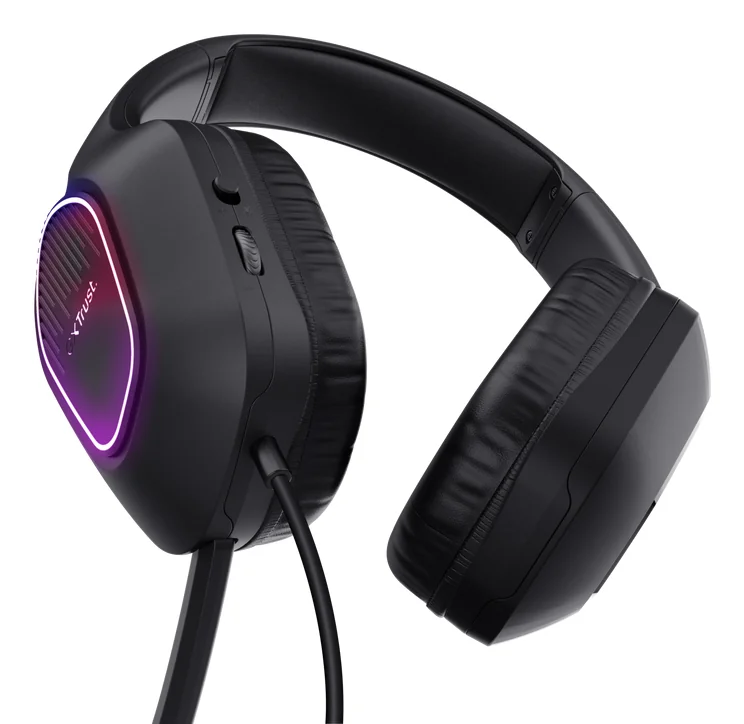 Auscultadores Gaming Trust GXT 416 Zirox USB com Iluminação LED Multicolor e Microfone Boom - Imagem 4