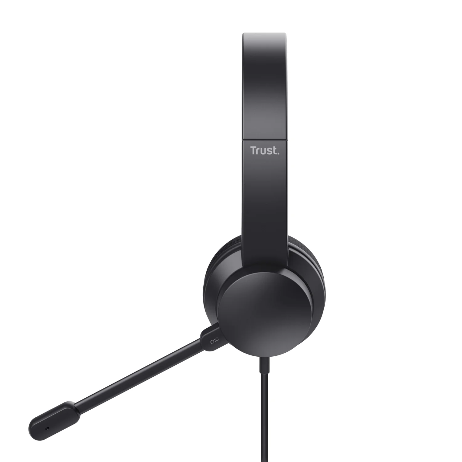 Auscultadores Trust HS-260 USB-ENC Binaural com Microfone Cancelamento de Ruído e Cabo 1.8m Preto - Imagem 5