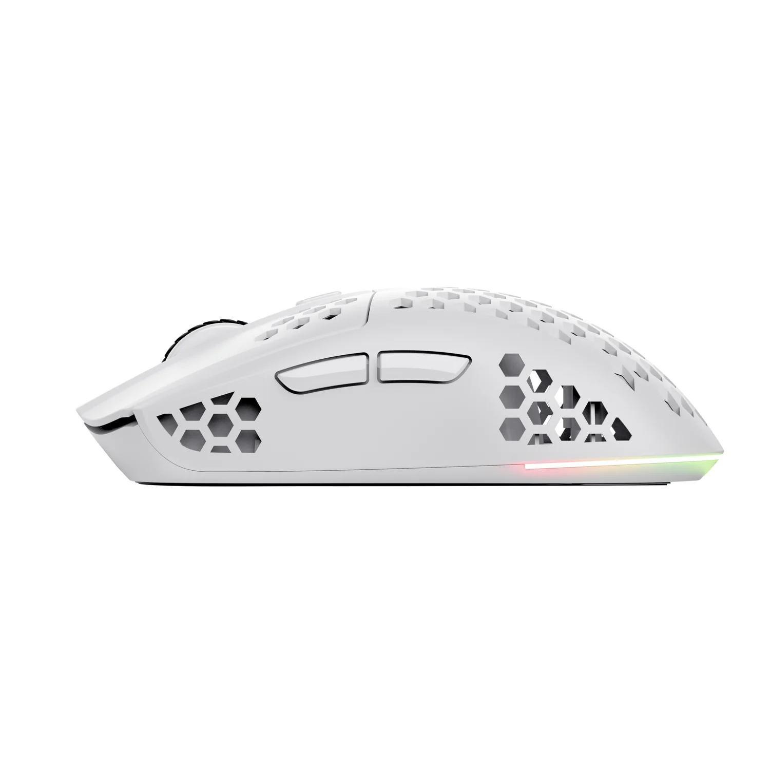 Rato Sem Fios Gaming Trust GXT929W Helox 4800 DPI RGB Recarregável 73g Branco - Imagem 5