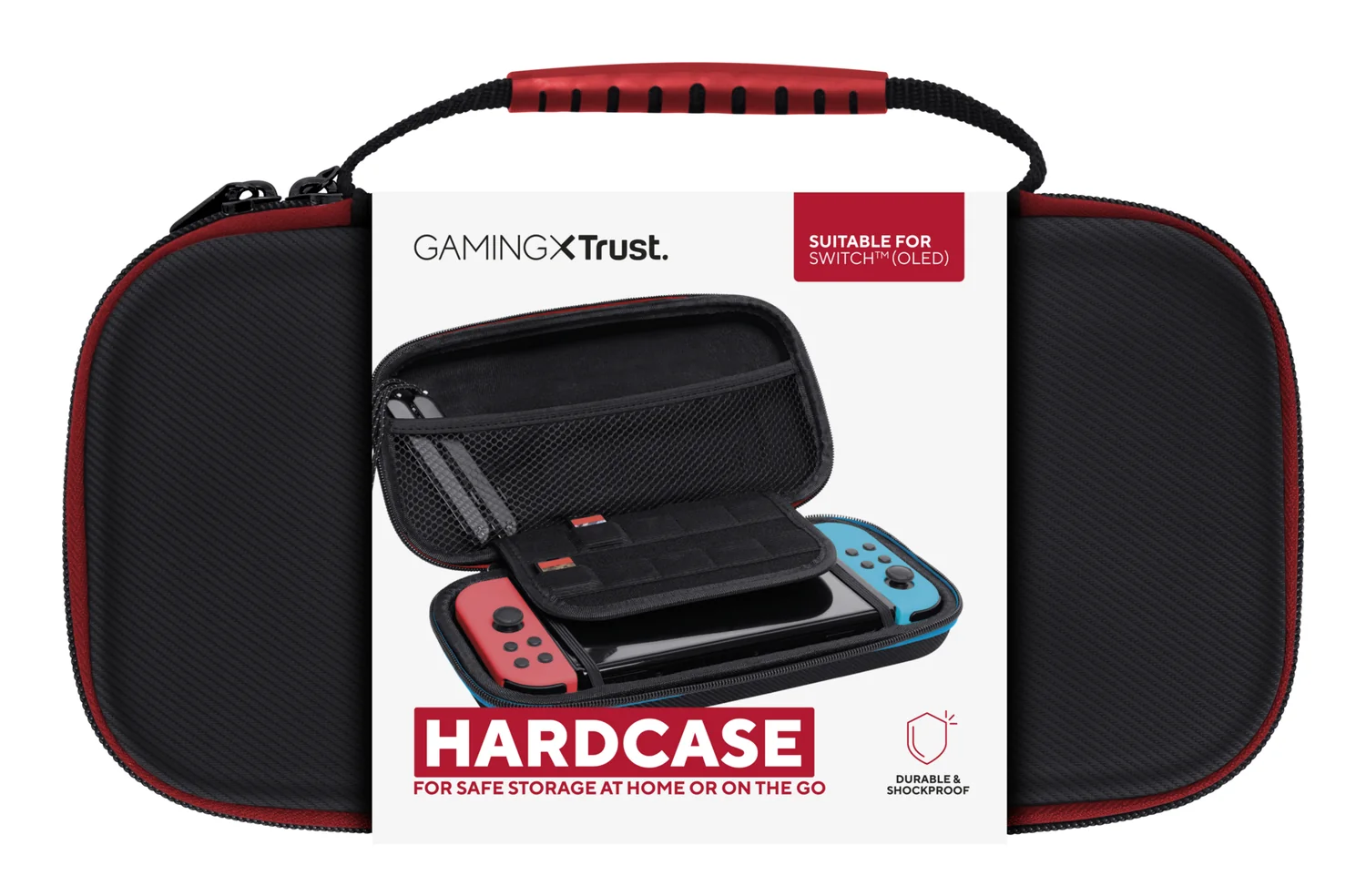 Bolsa de Transporte Trust GXT 1248 para Nintendo Switch, Lite e OLED Capa Dura com 10 Ranhuras de Jogo Preto - Imagem 8