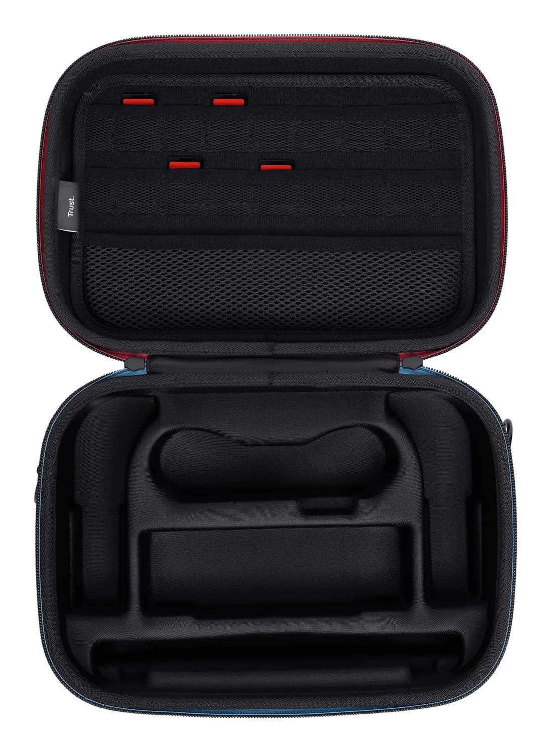 Mala de Transporte Rígida Trust GXT 1247 para Nintendo Switch e Switch OLED Preto/Azul/Vermelho - Imagem 7