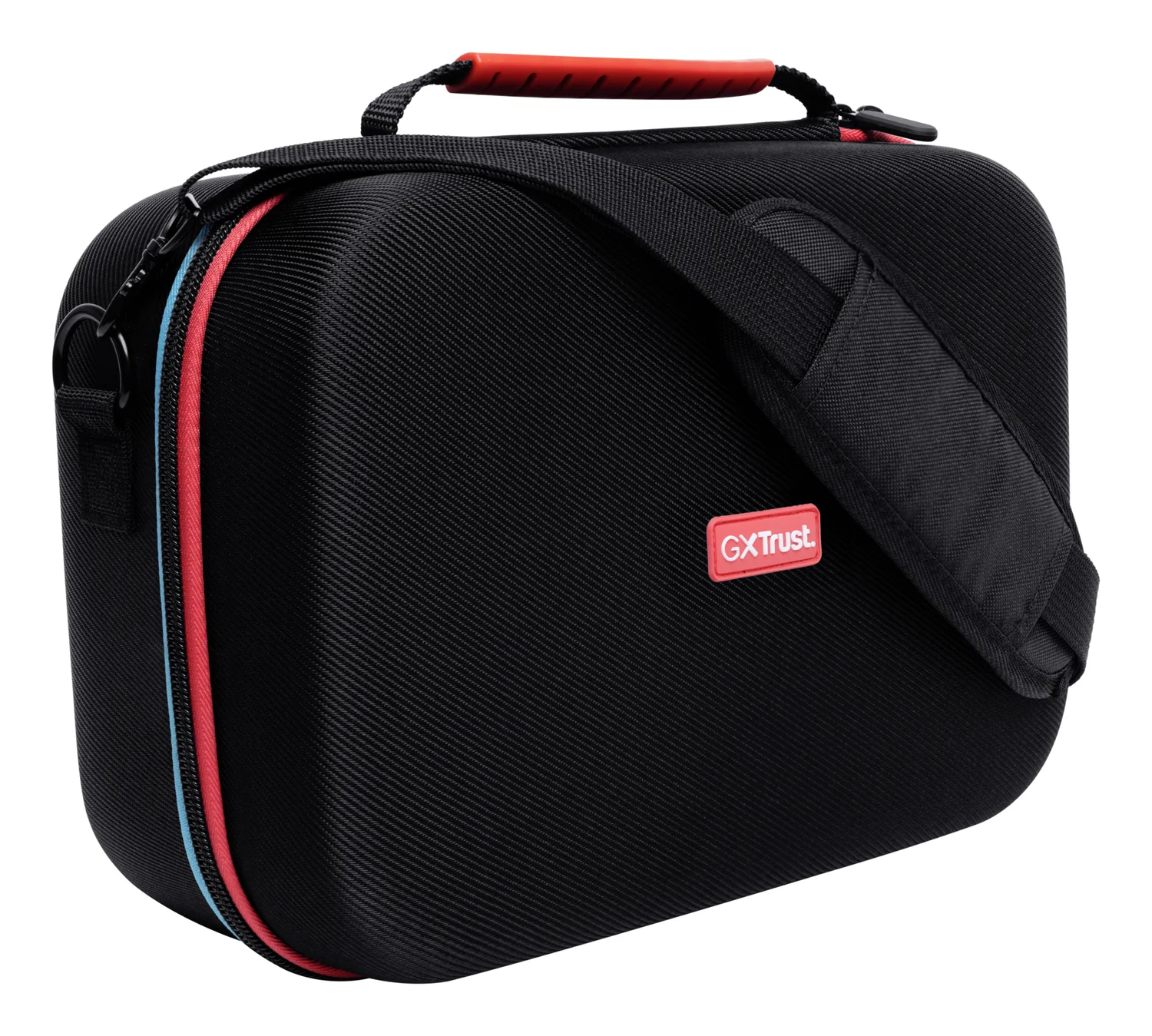 Mala de Transporte Rígida Trust GXT 1247 para Nintendo Switch e Switch OLED Preto/Azul/Vermelho - Imagem 2