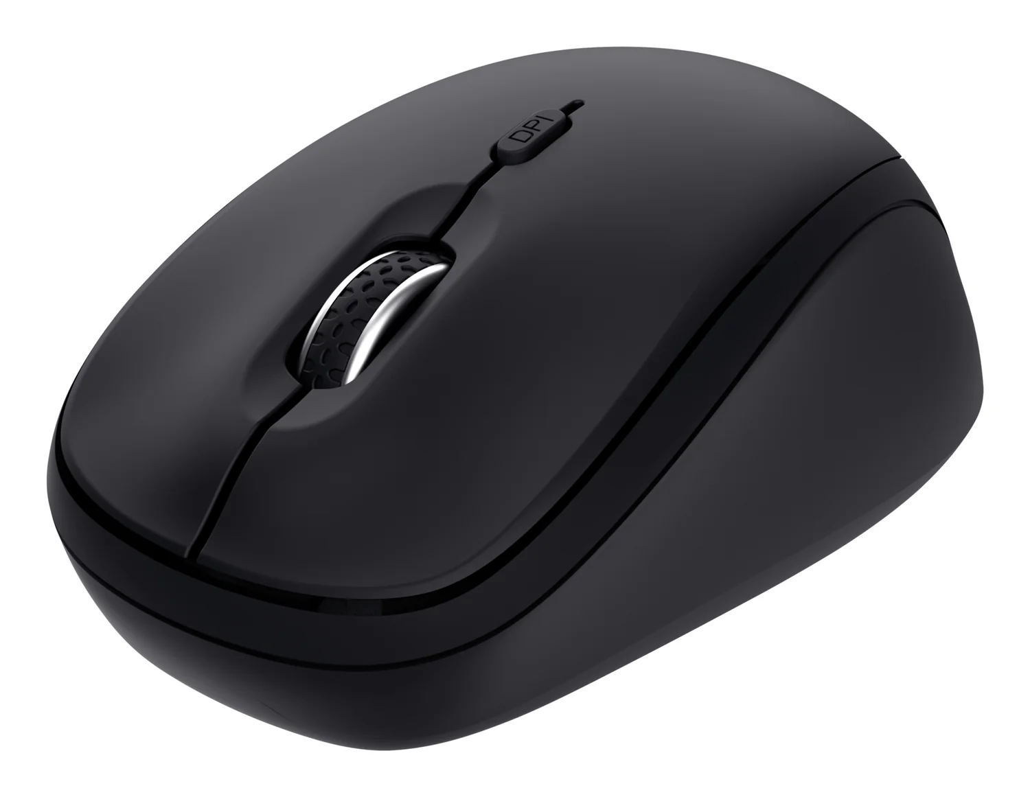 Rato sem Fios Trust Yvi+ Compacto Silencioso Bluetooth + 2,4 GHz Multi-dispositivo 1600 DPI Preto - Imagem 1