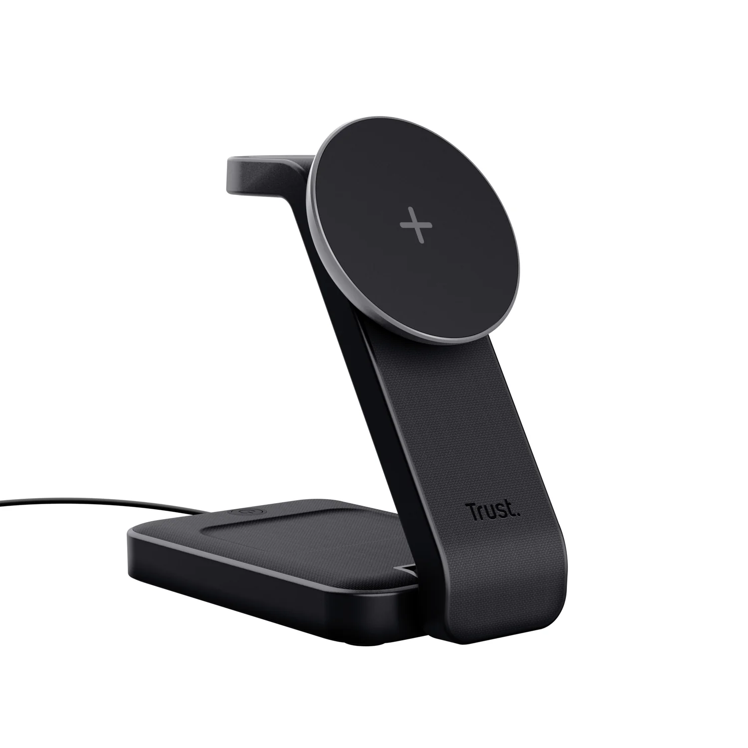 Carregador Magnético sem Fios Trust Viro 3 em 1 para iPhone, Apple Watch e AirPods 20W Preto - Imagem 1