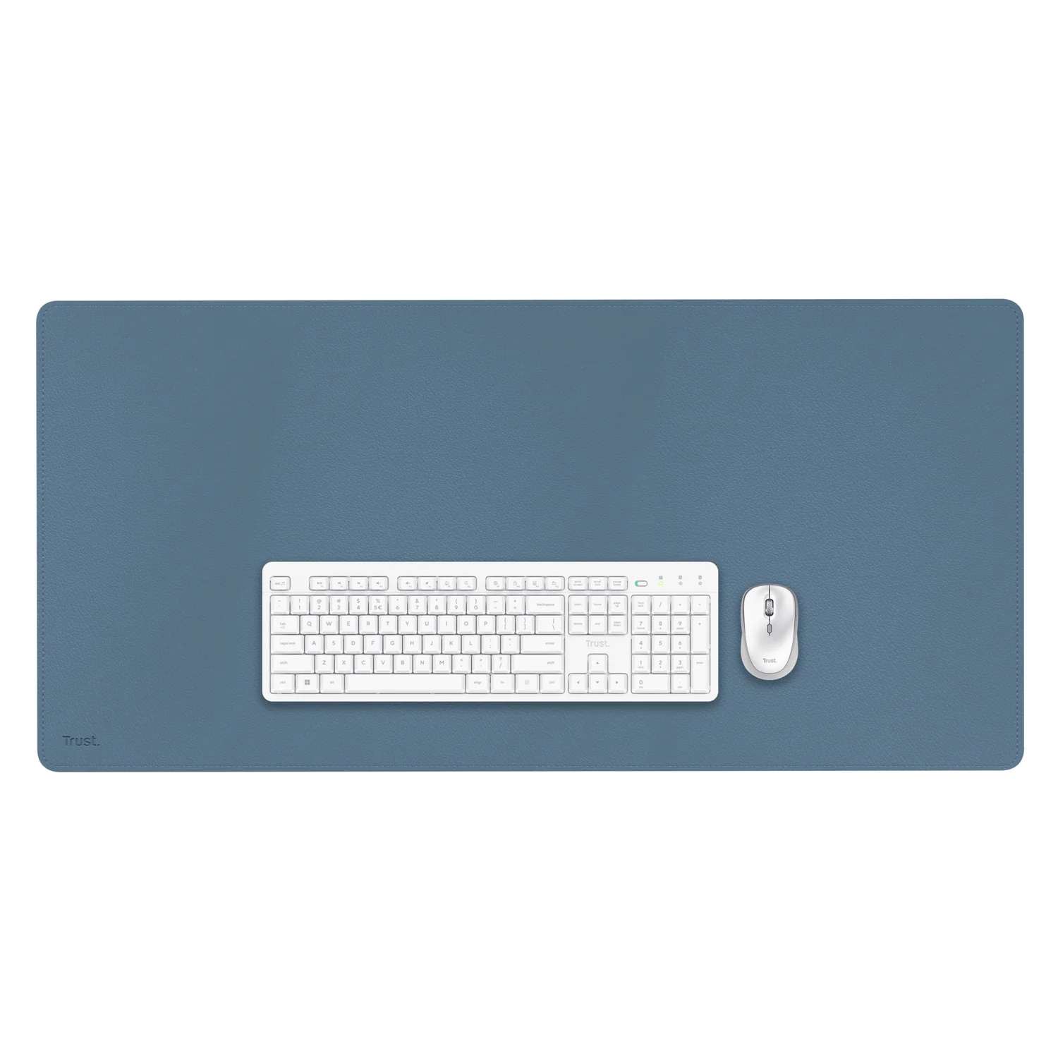 Tapete de Rato Trust Benya XXL 900x430mm em PVC Azul - Imagem 3
