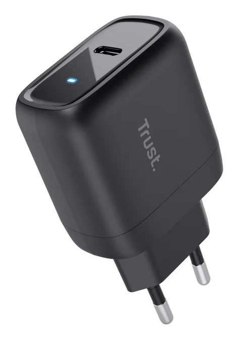 Carregador Trust Maxo 45W USB-C GaN Power Delivery 3.0 com Cabo 2m Preto - Imagem 2